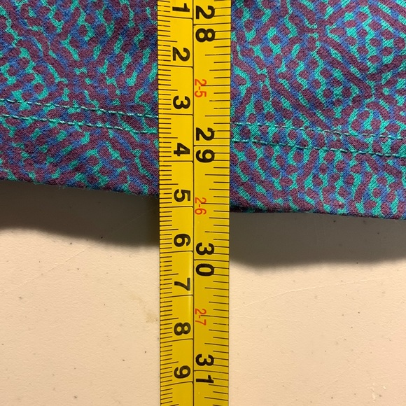 Alpine Design Blue Turquoise and Purple A-Line Skirt Size Large - Picture 5 of 9